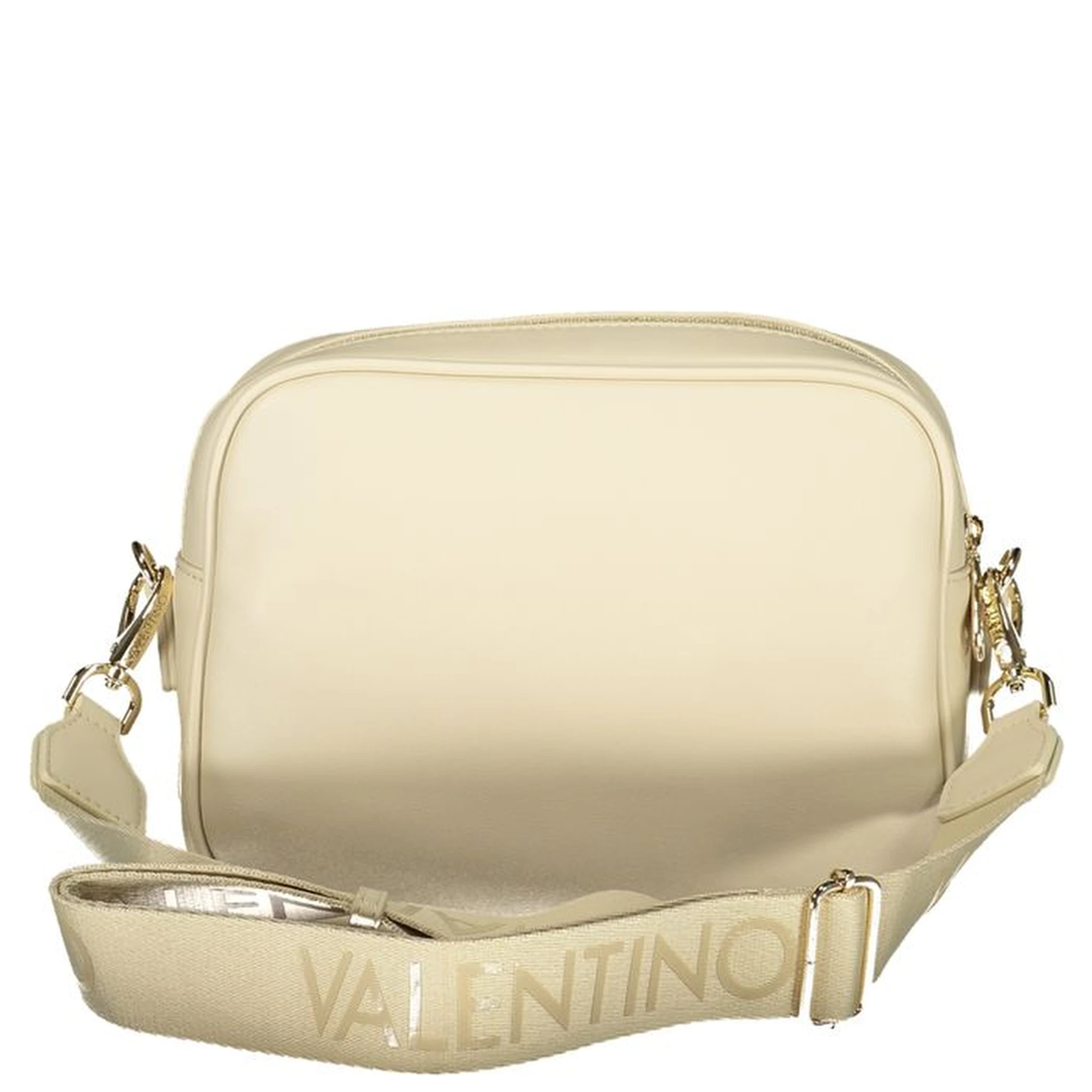 Beige Polyurethane Women's Bag