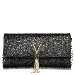 Black Polyurethane Women's Bag