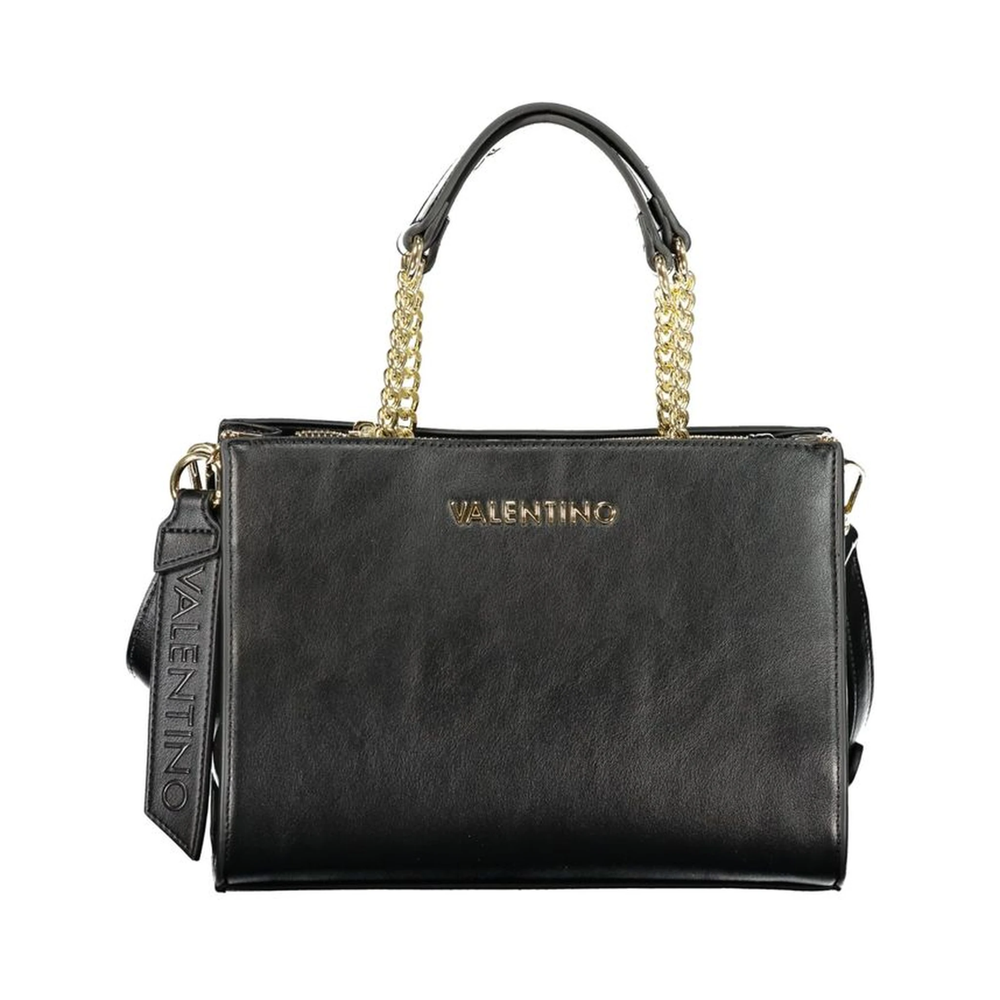 Black Polyurethane Women's Handbag