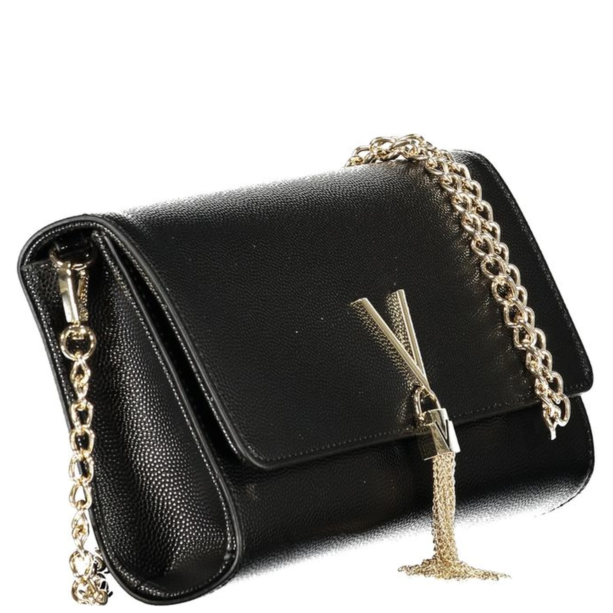 Black Polyurethane Women's Bag