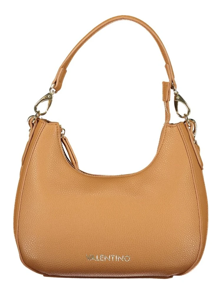 Brown Polyurethane Womens Bag