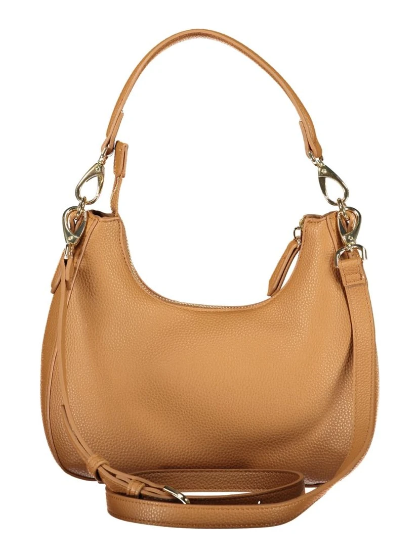 Brown Polyurethane Womens Bag