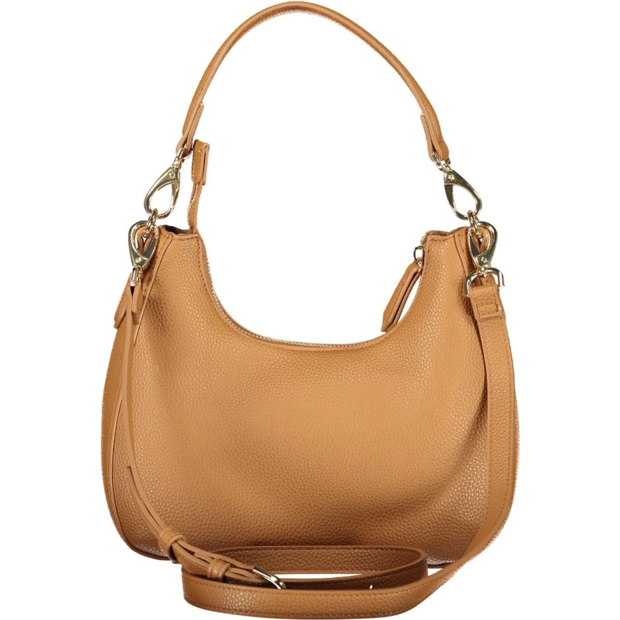 Brown Polyurethane Womens Bag