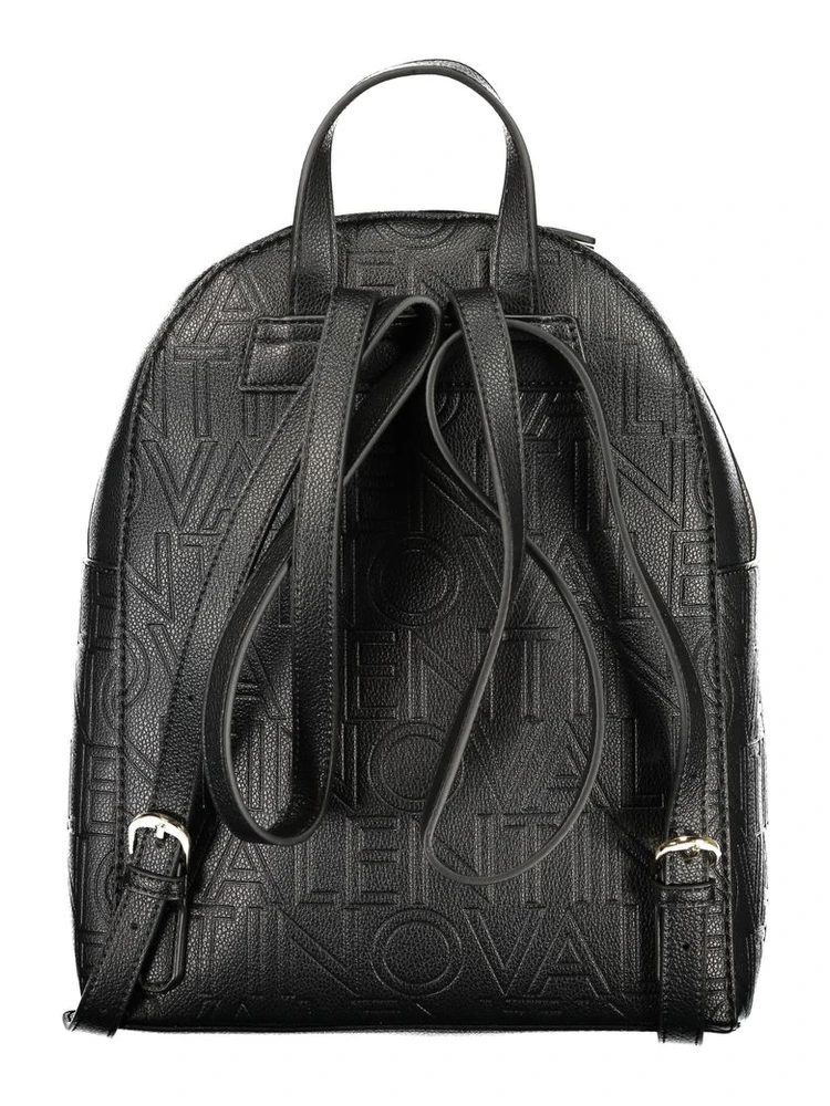 Black Polyurethane Women's Backpack alternative