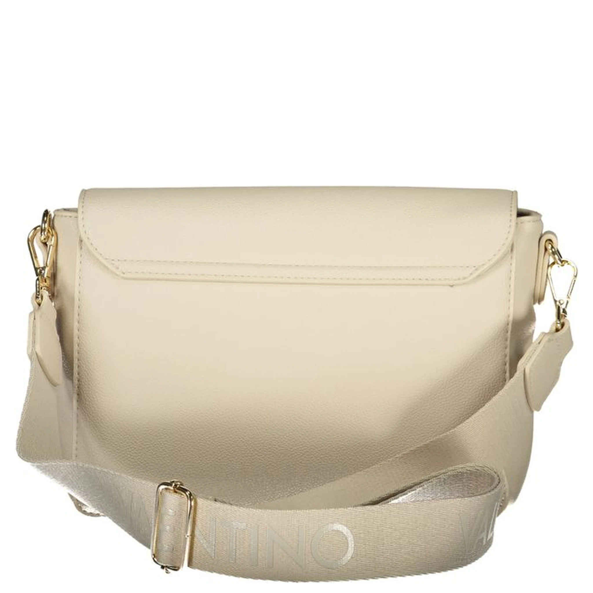 Beige Polyurethane Women's Bag