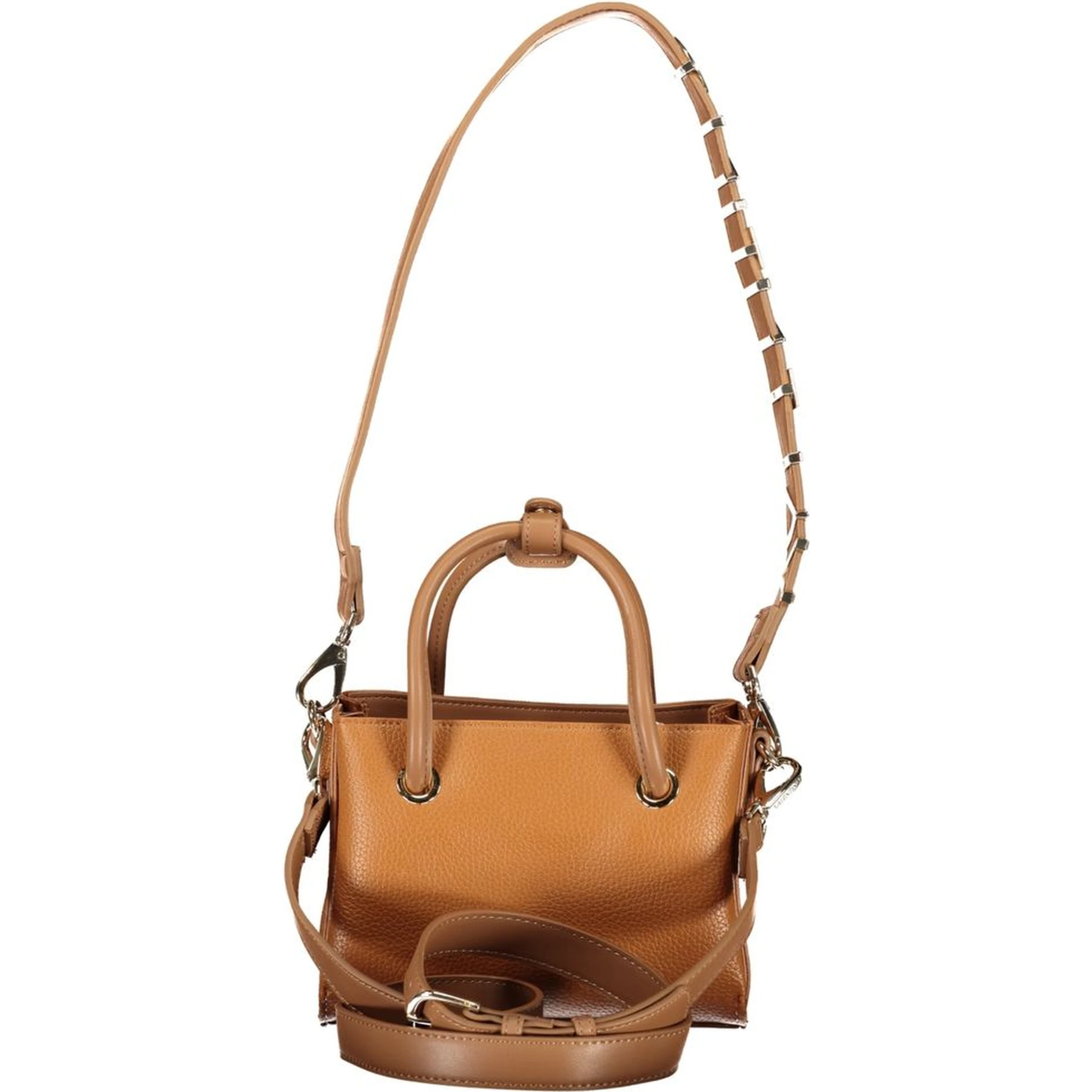 Brown Polyurethane Women's Bag