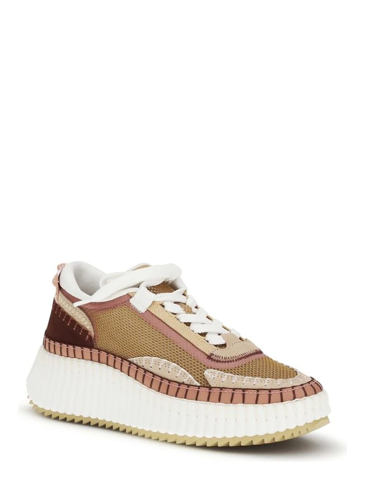 Brown Polyester Chunky Sneakers alternative