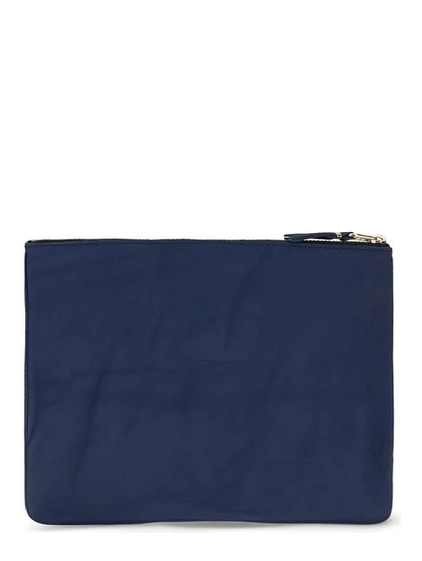 Blue Calf Leather Bos Taurus Wallet