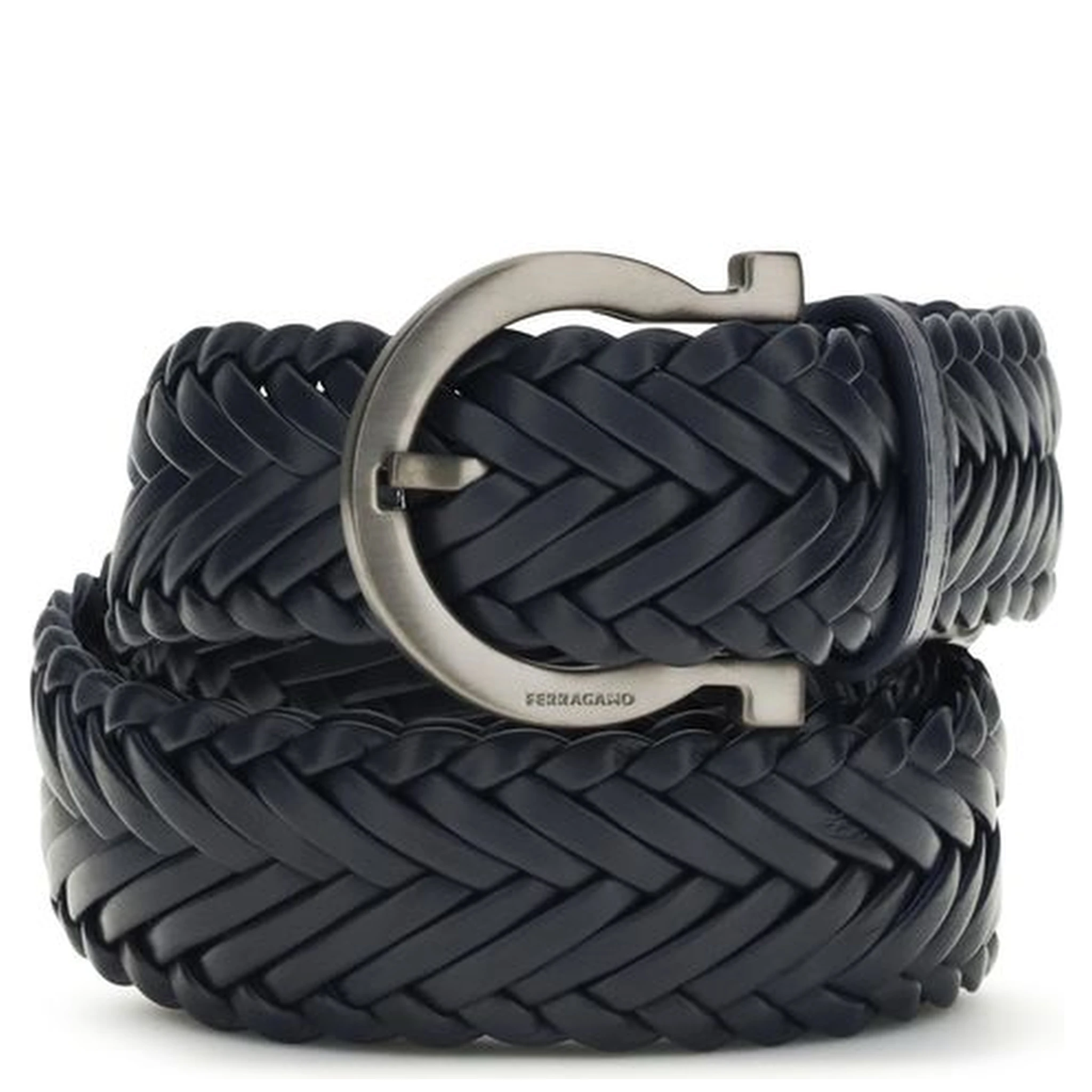 Blue Calf Leather Bos Taurus Belt