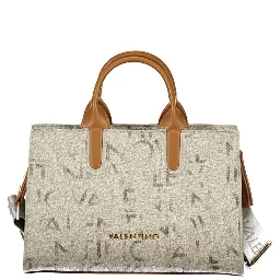 Beige Polyethylene Handbag