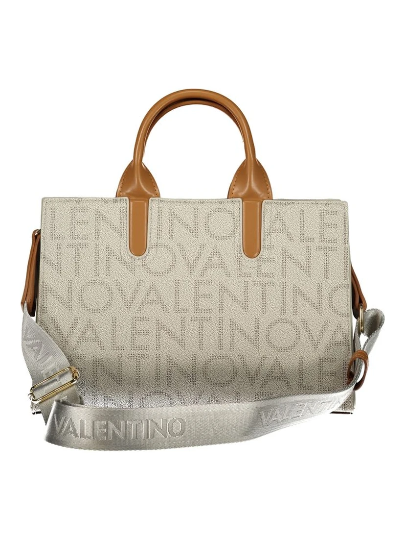 Beige Polyethylene Handbag