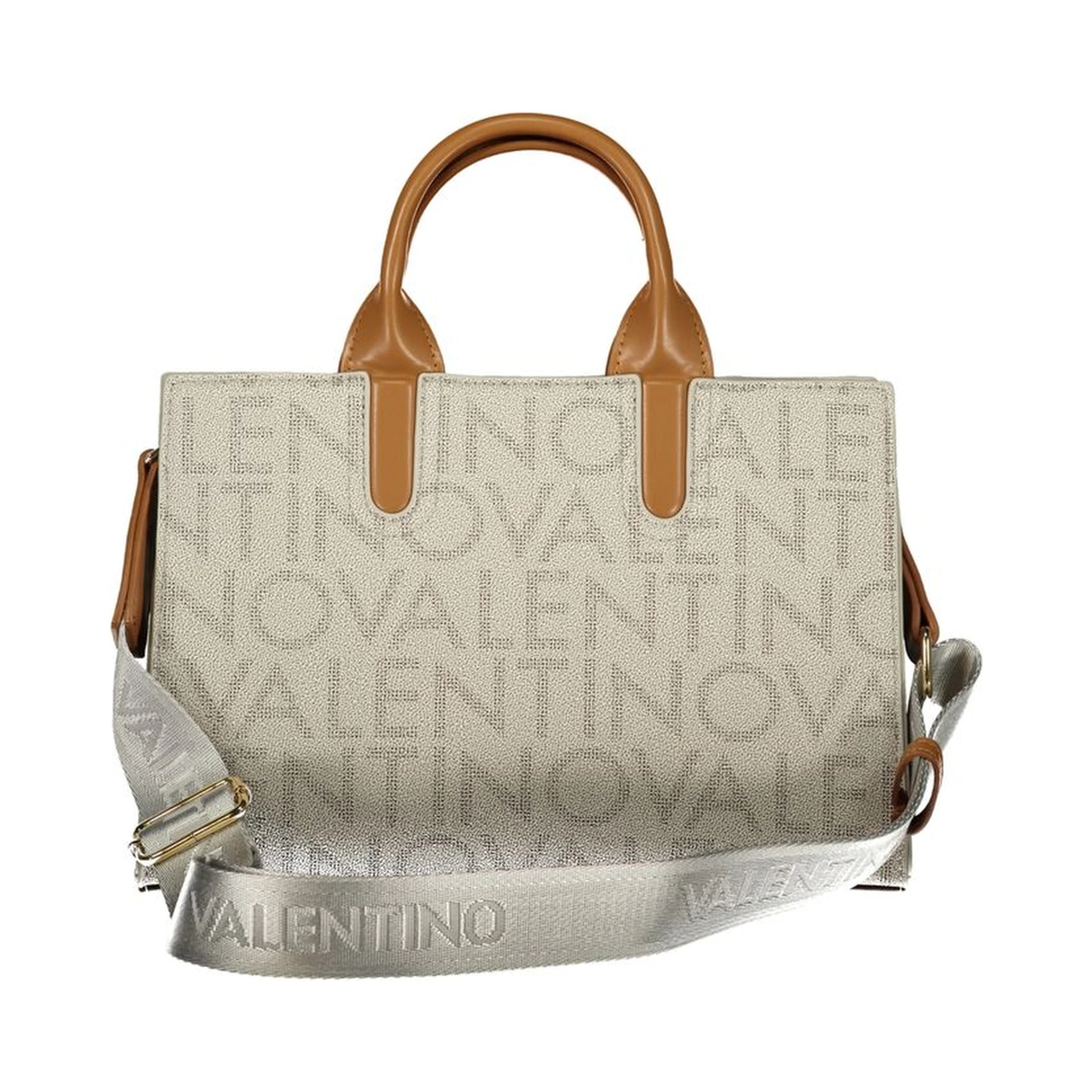 Beige Polyethylene Handbag