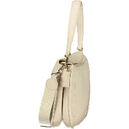 Beige Polyethylene Handbag