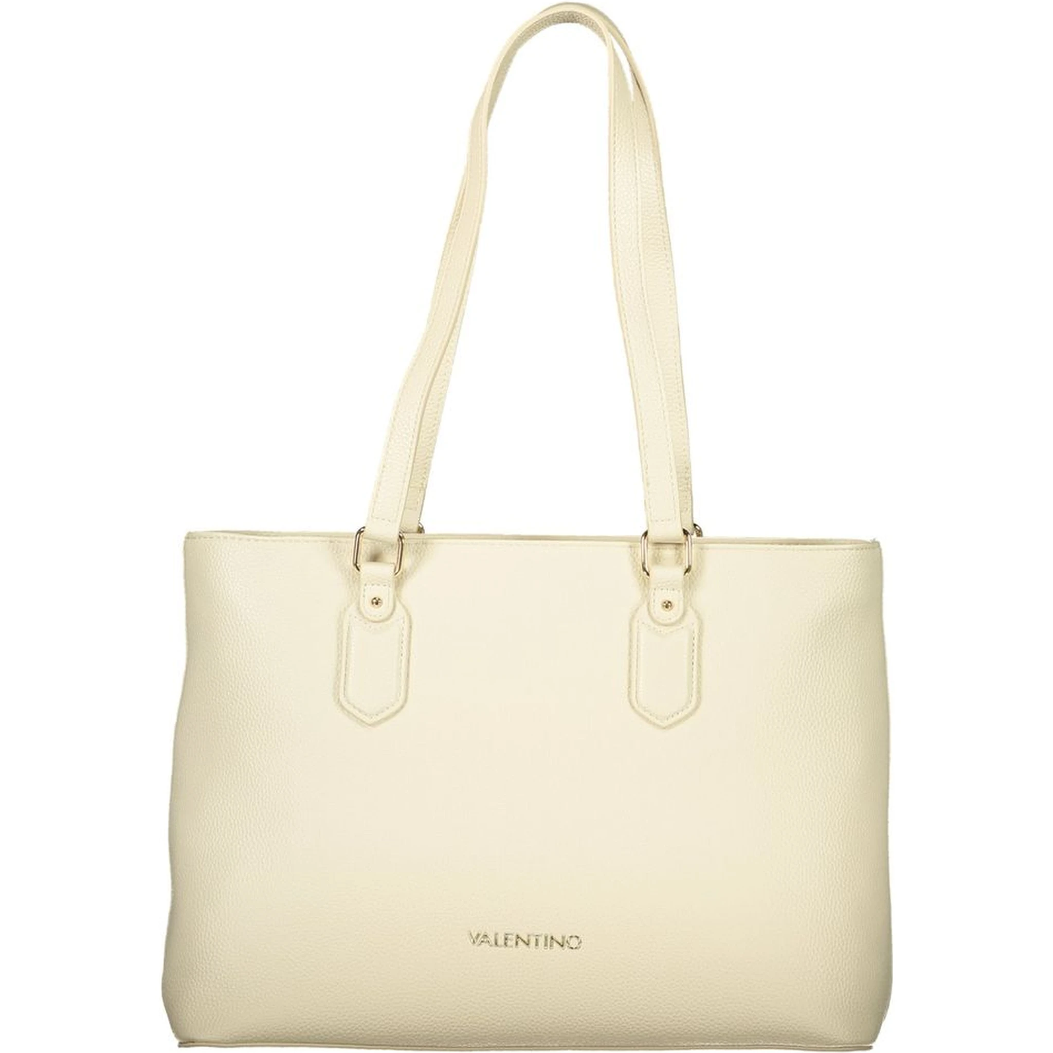 Beige Polyethylene Handbag