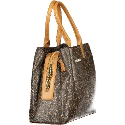 Brown Polyethylene Handbag