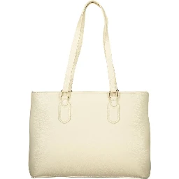 Beige Polyethylene Handbag