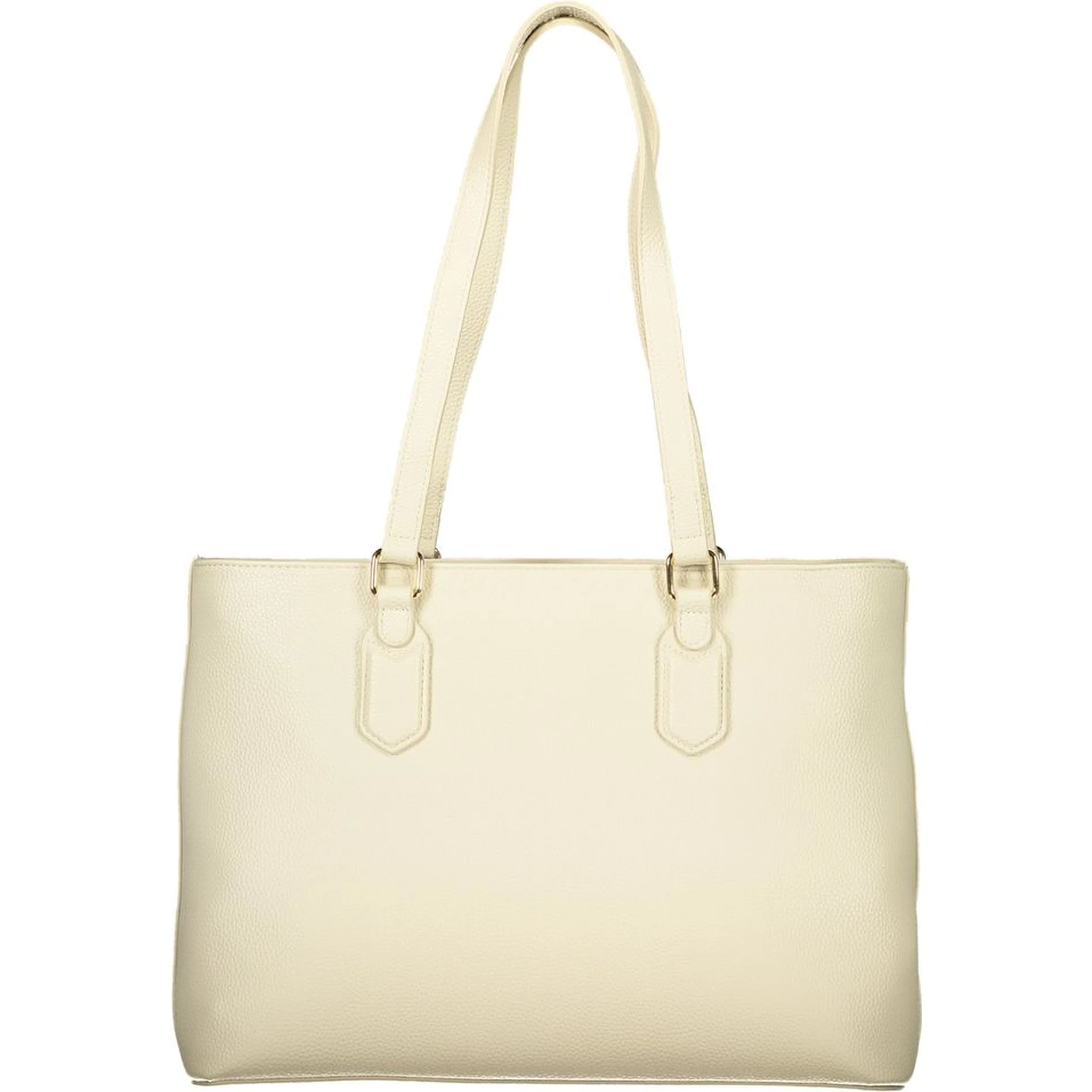 Beige Polyethylene Handbag