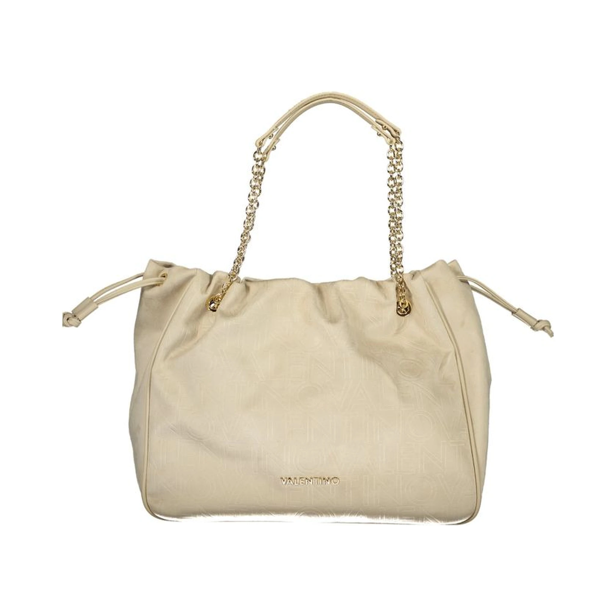 Beige Polyethylene Handbag