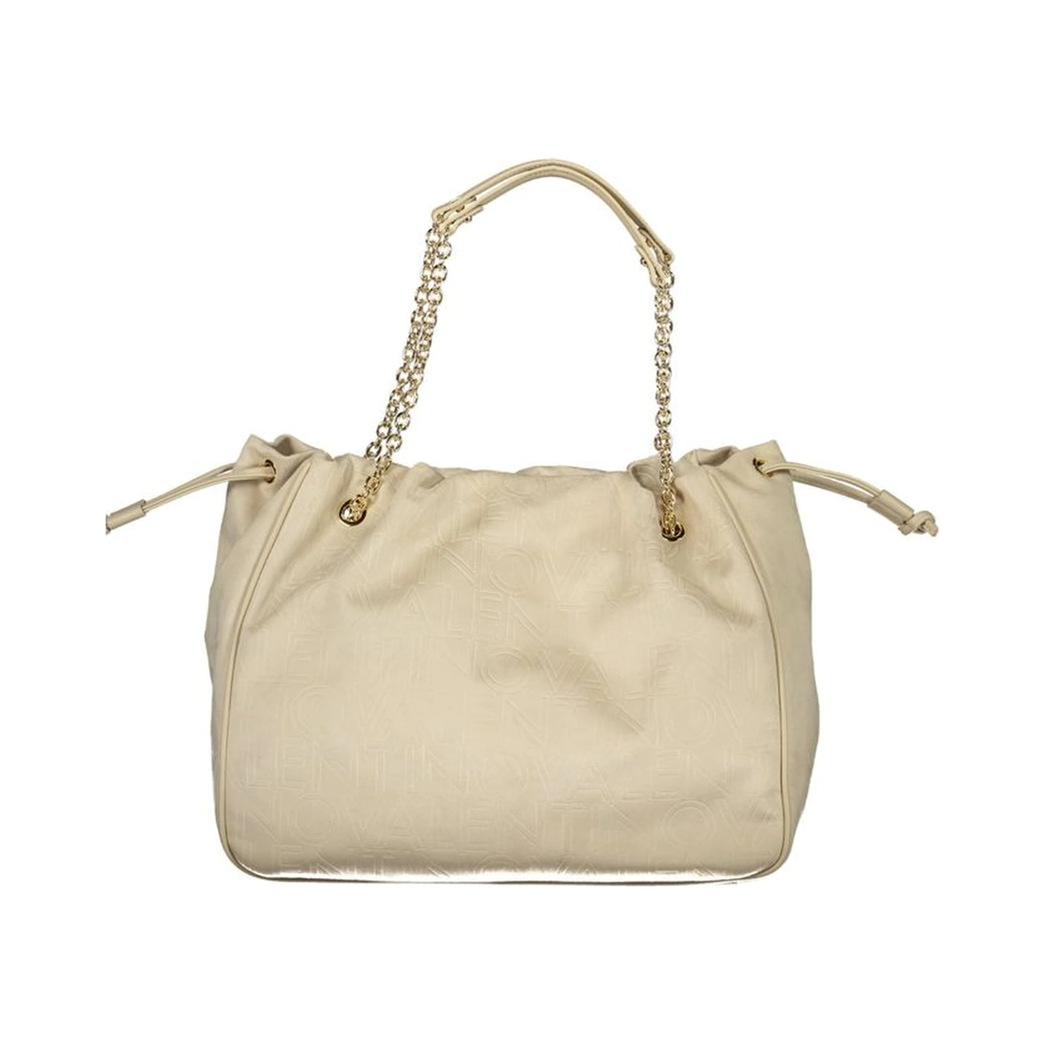 Beige Polyethylene Handbag