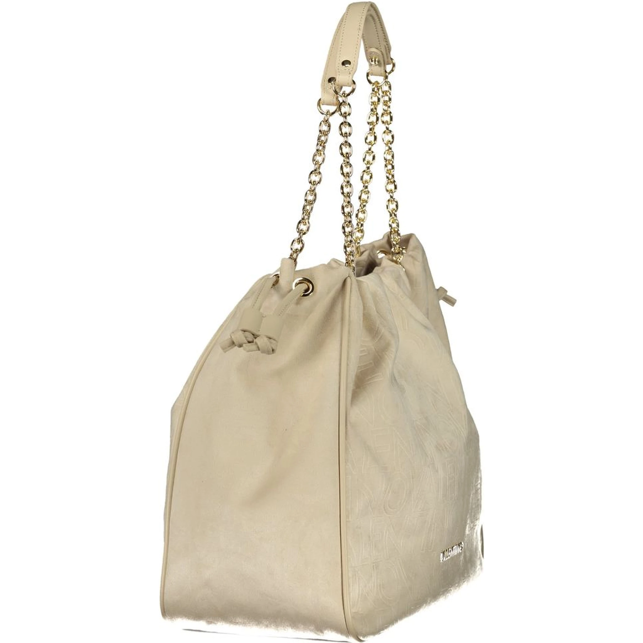 Beige Polyethylene Handbag
