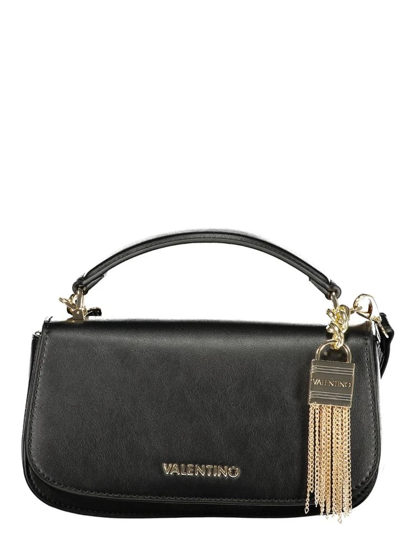 Black Polyurethane Women's Bag