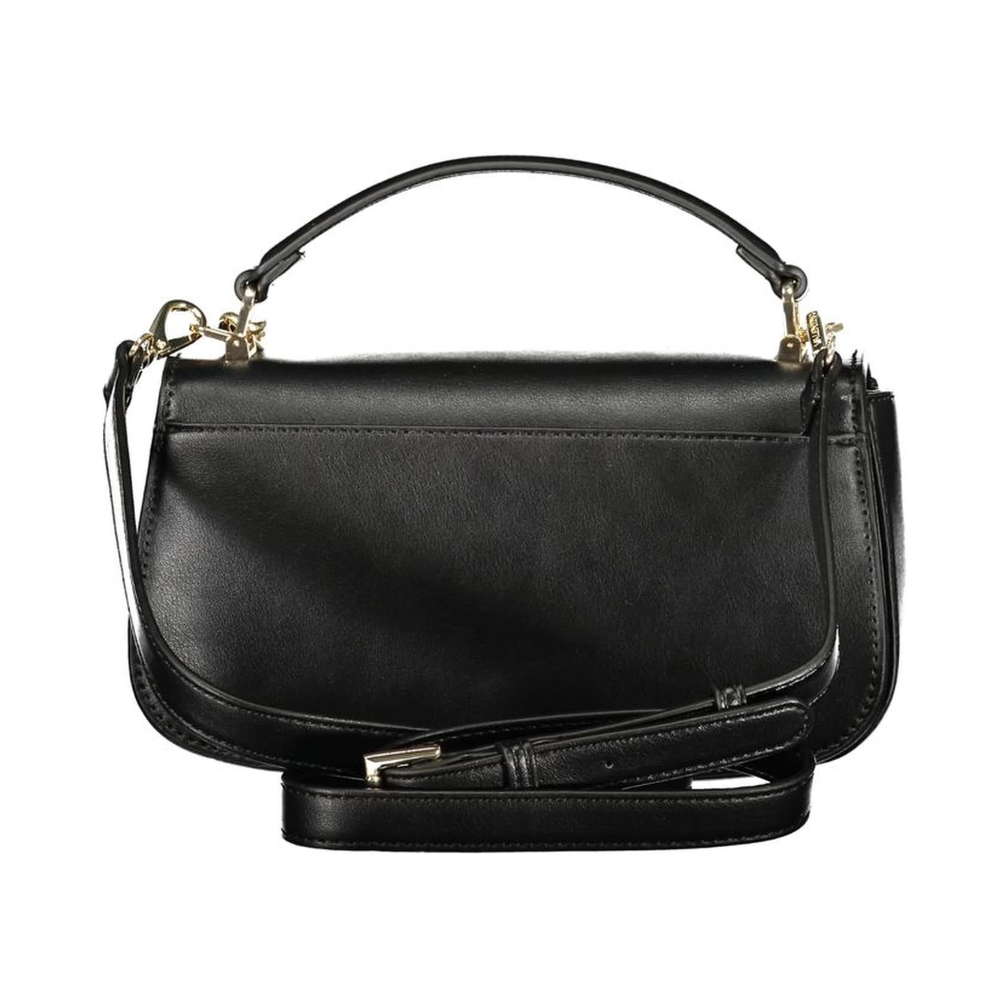 Black Polyurethane Women's Bag