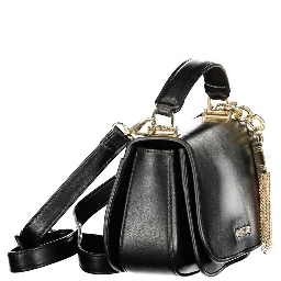 Black Polyurethane Women's Bag