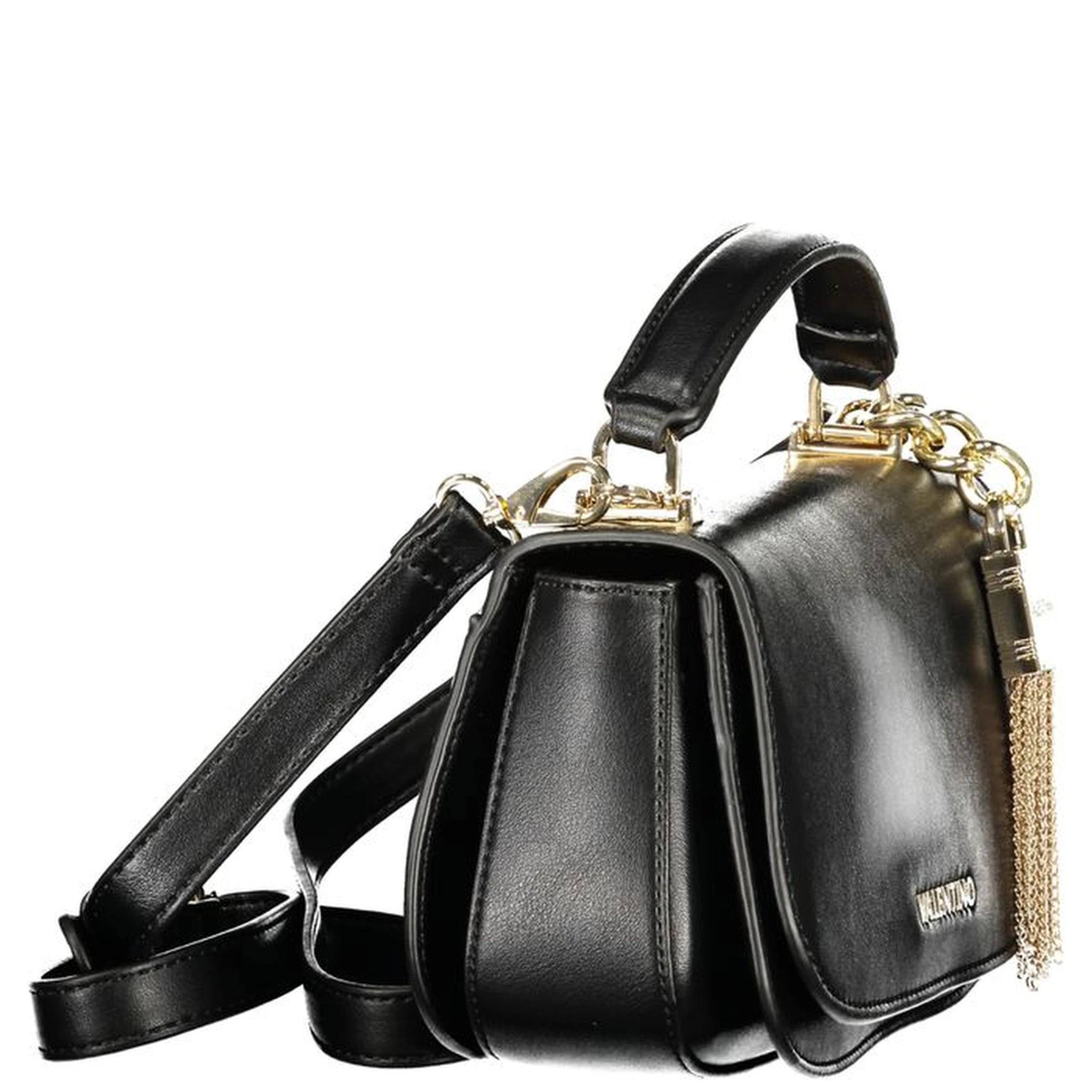 Black Polyurethane Women's Bag