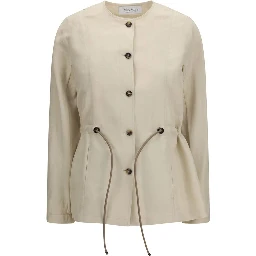 Beige Linen Clothing