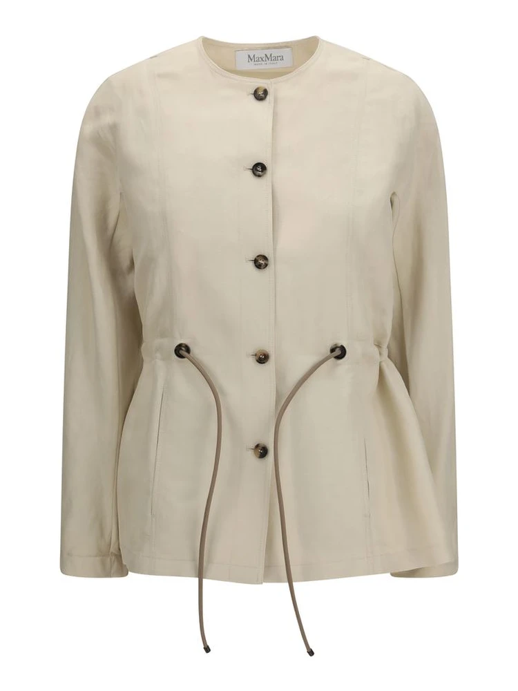 Beige Linen Clothing