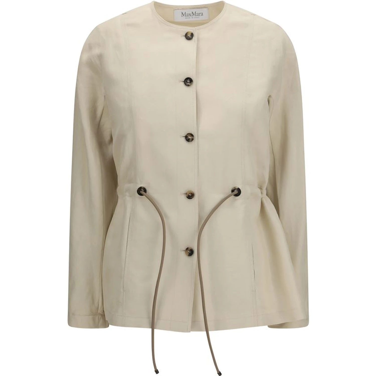 Beige Linen Clothing