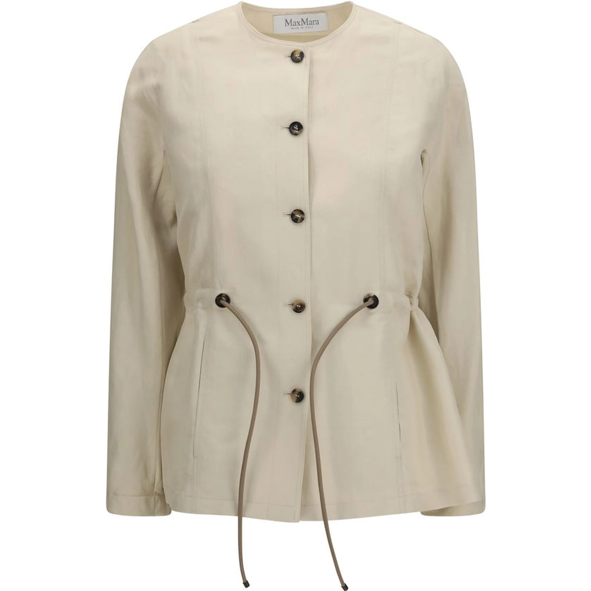 Beige Linen Clothing