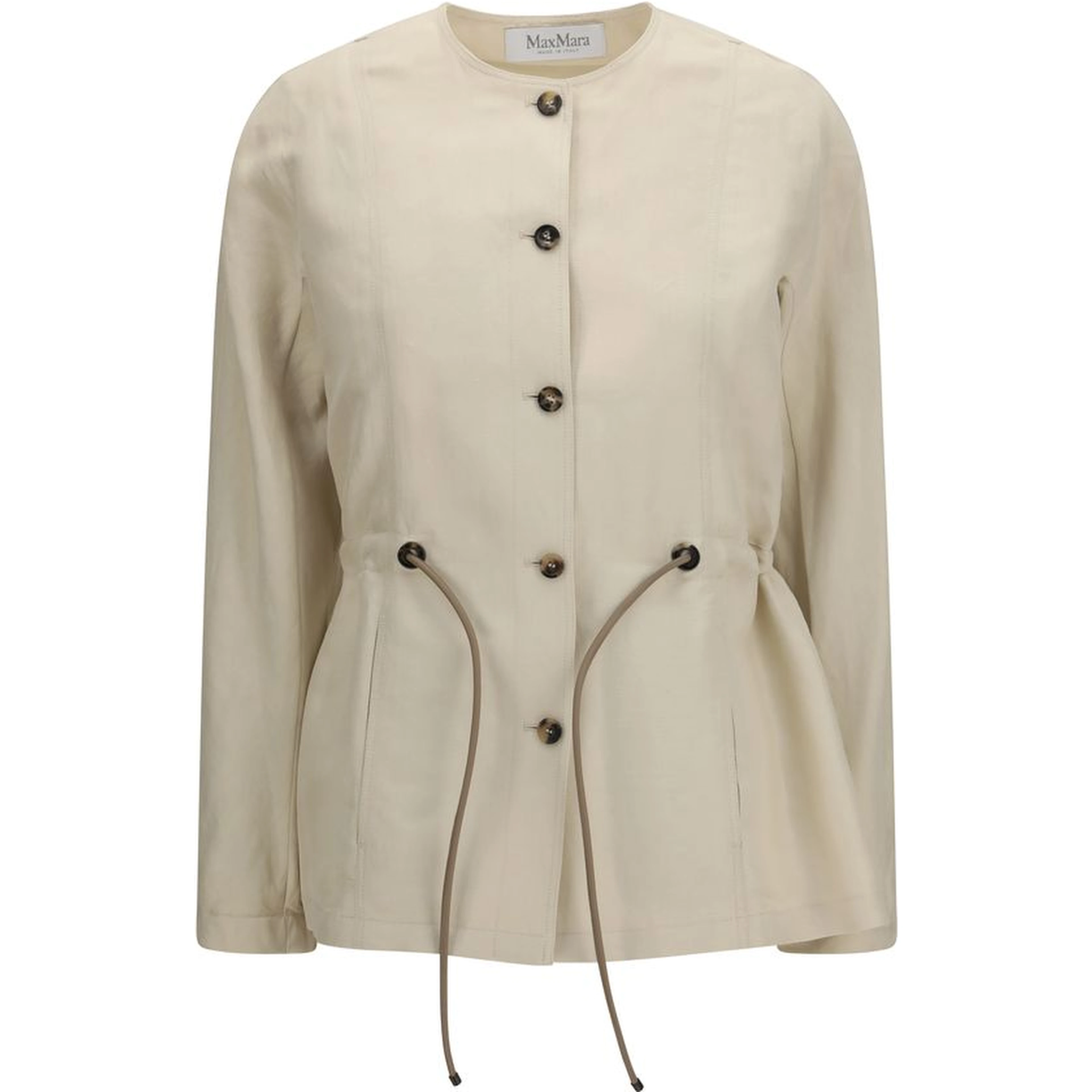 Beige Linen Clothing