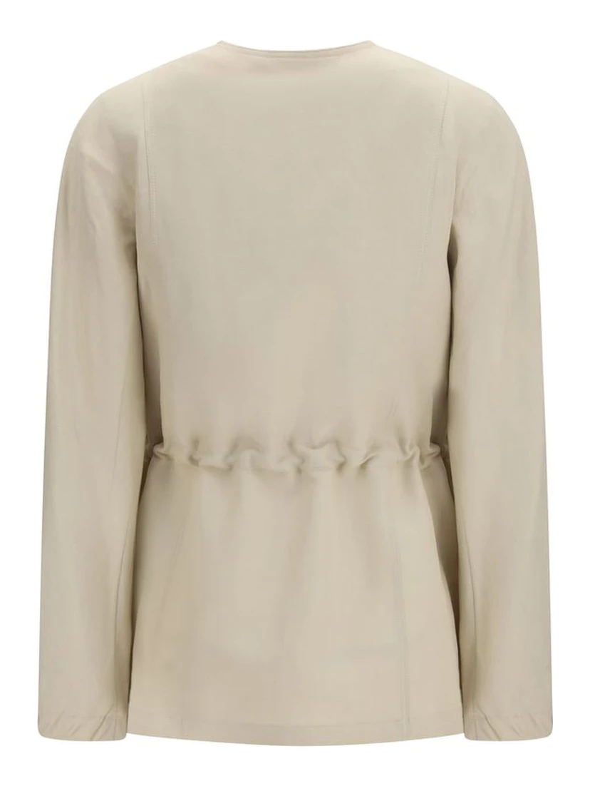 Beige Linen Clothing