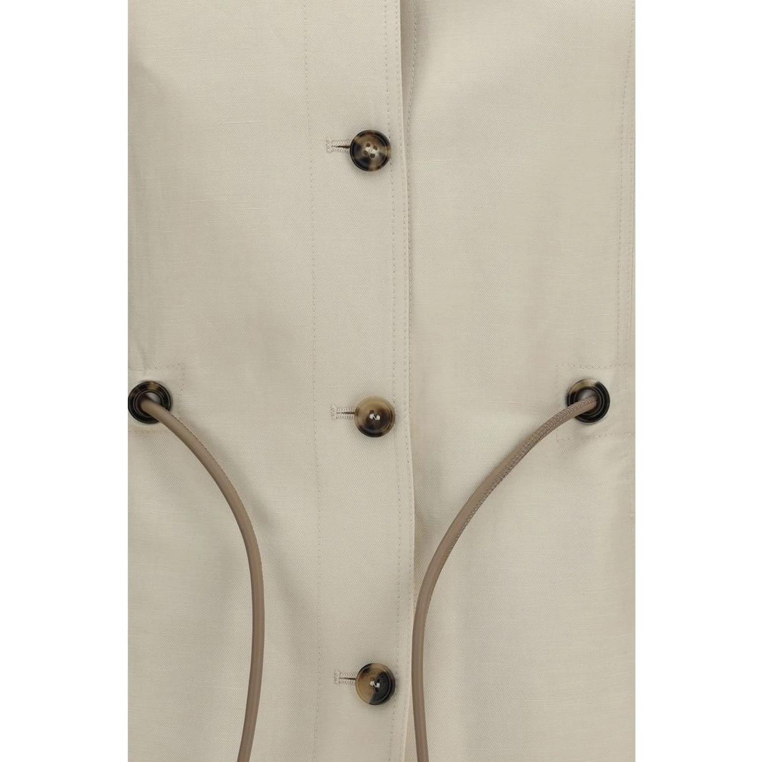 Beige Linen Clothing