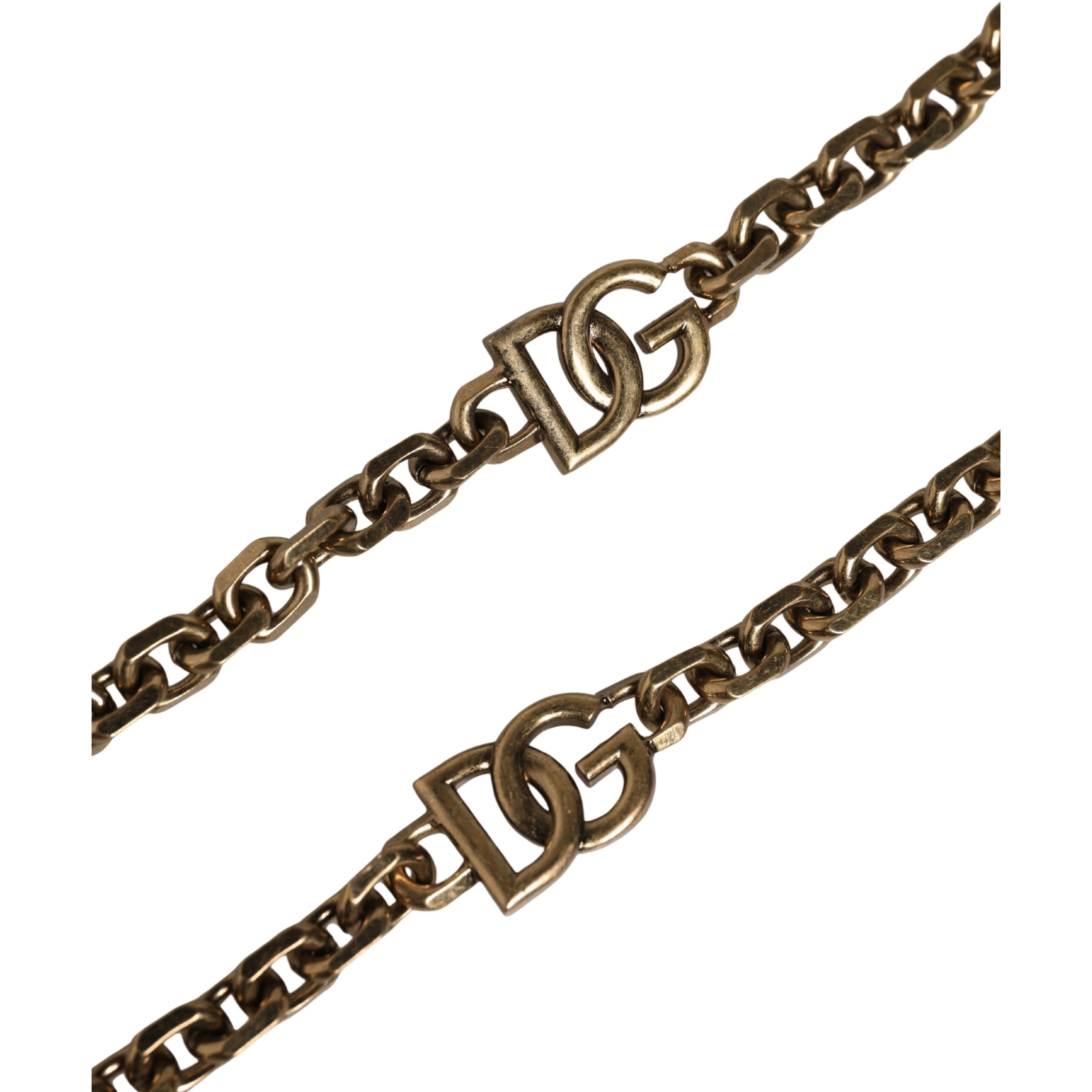 Black Leather Gold Chain Bag Accessory Shoulder Strap