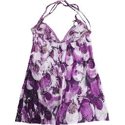 Multicolor Patterned Halter Neck Underwear