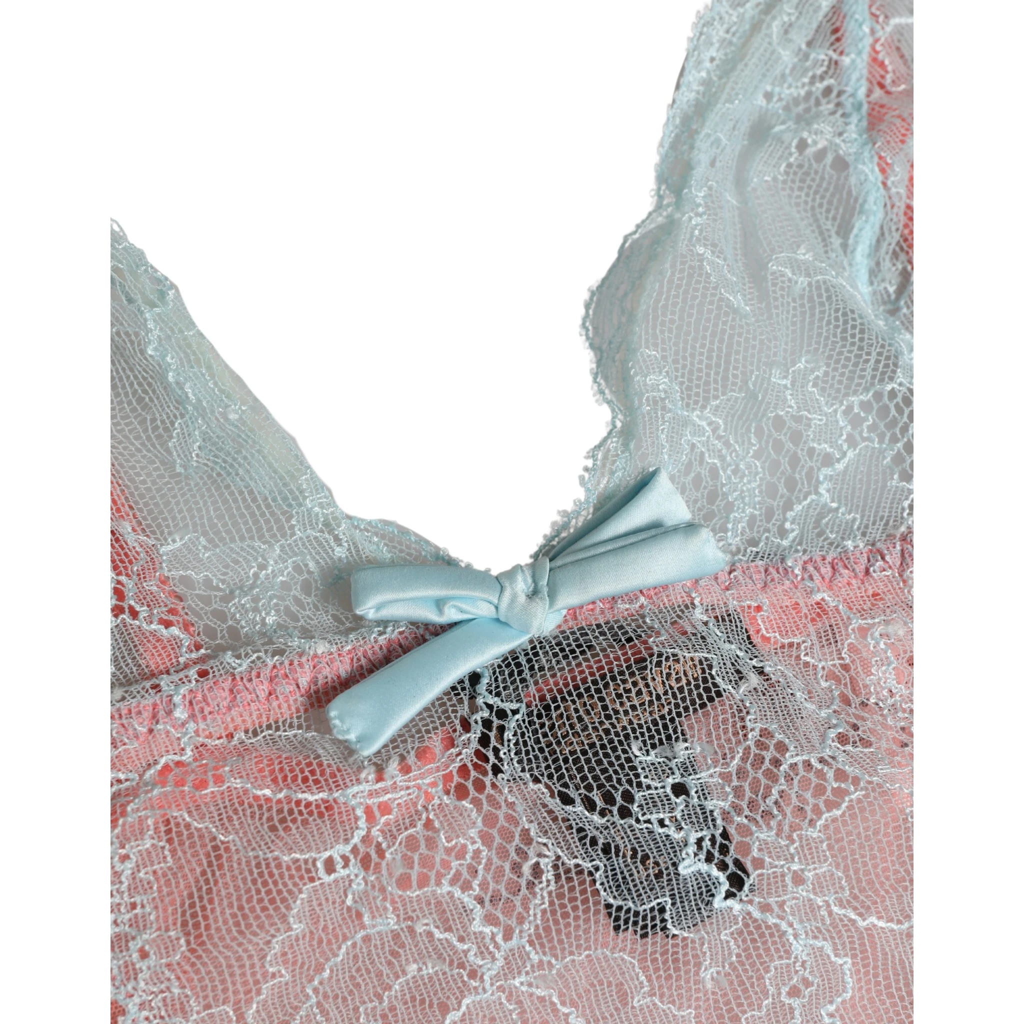 Multicolor Sheer Lace Lingerie Chemise Top Underwear