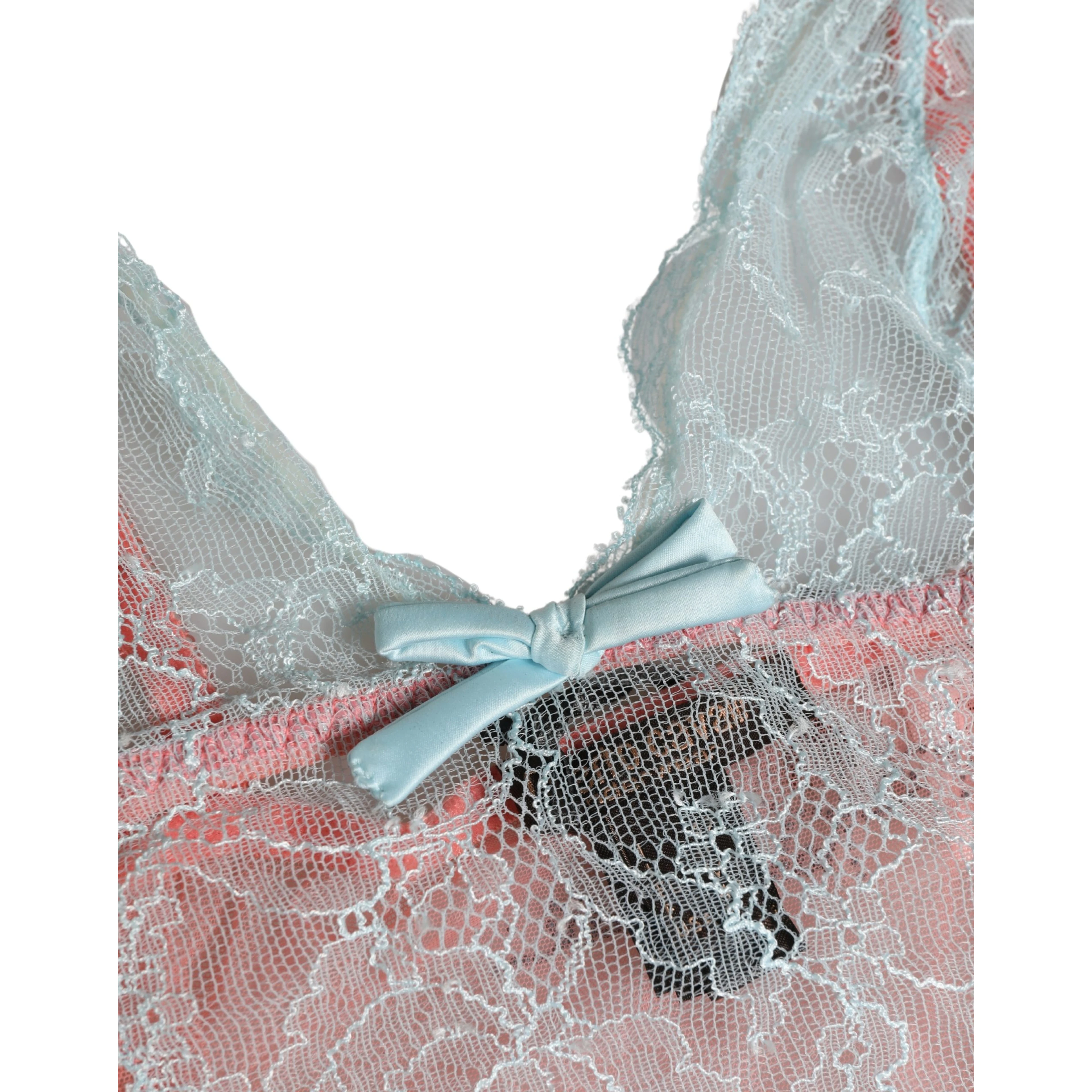 Multicolor Sheer Lace Lingerie Chemise Top Underwear