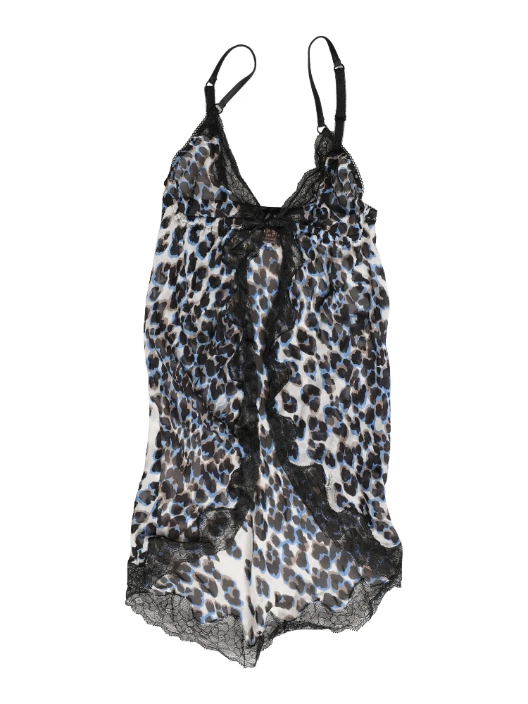 Multicolor Leopard Babydoll Chemise Underwear alternative