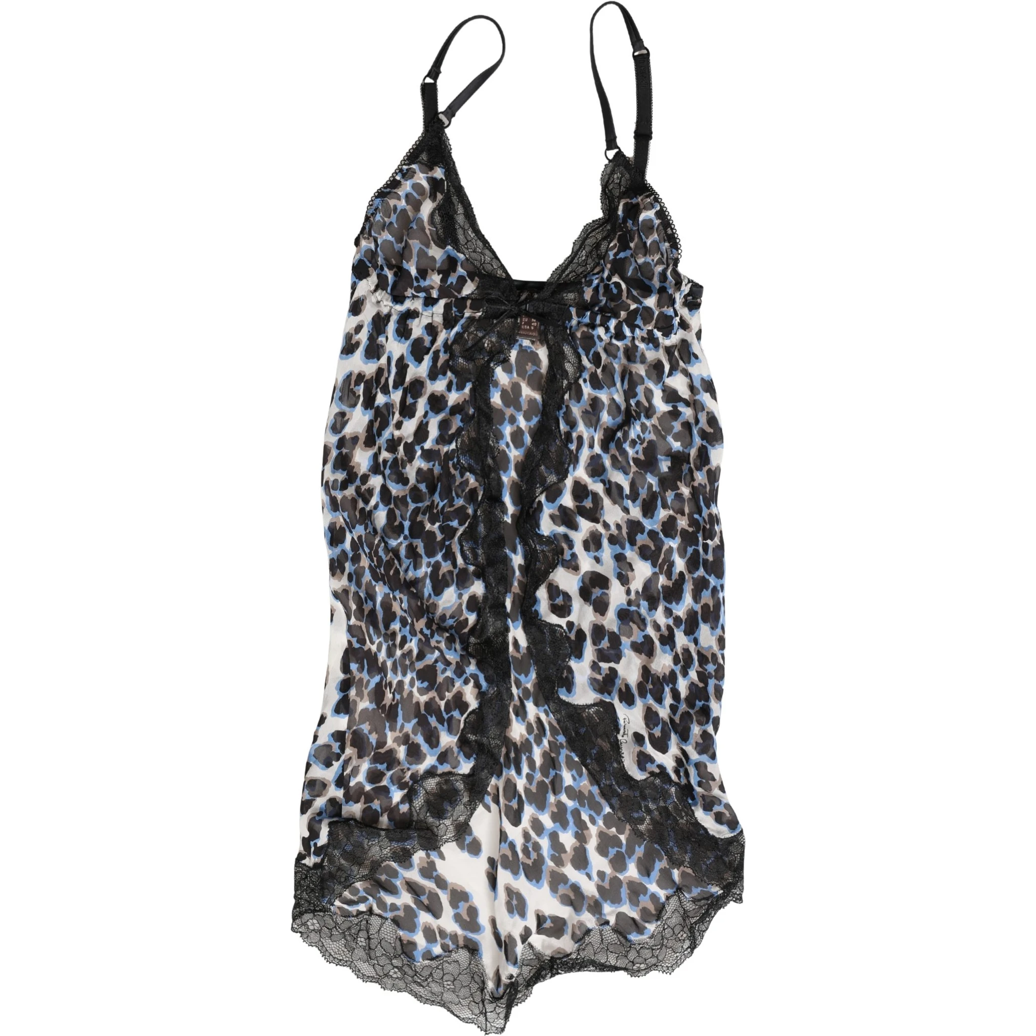Multicolor Leopard Babydoll Chemise Underwear