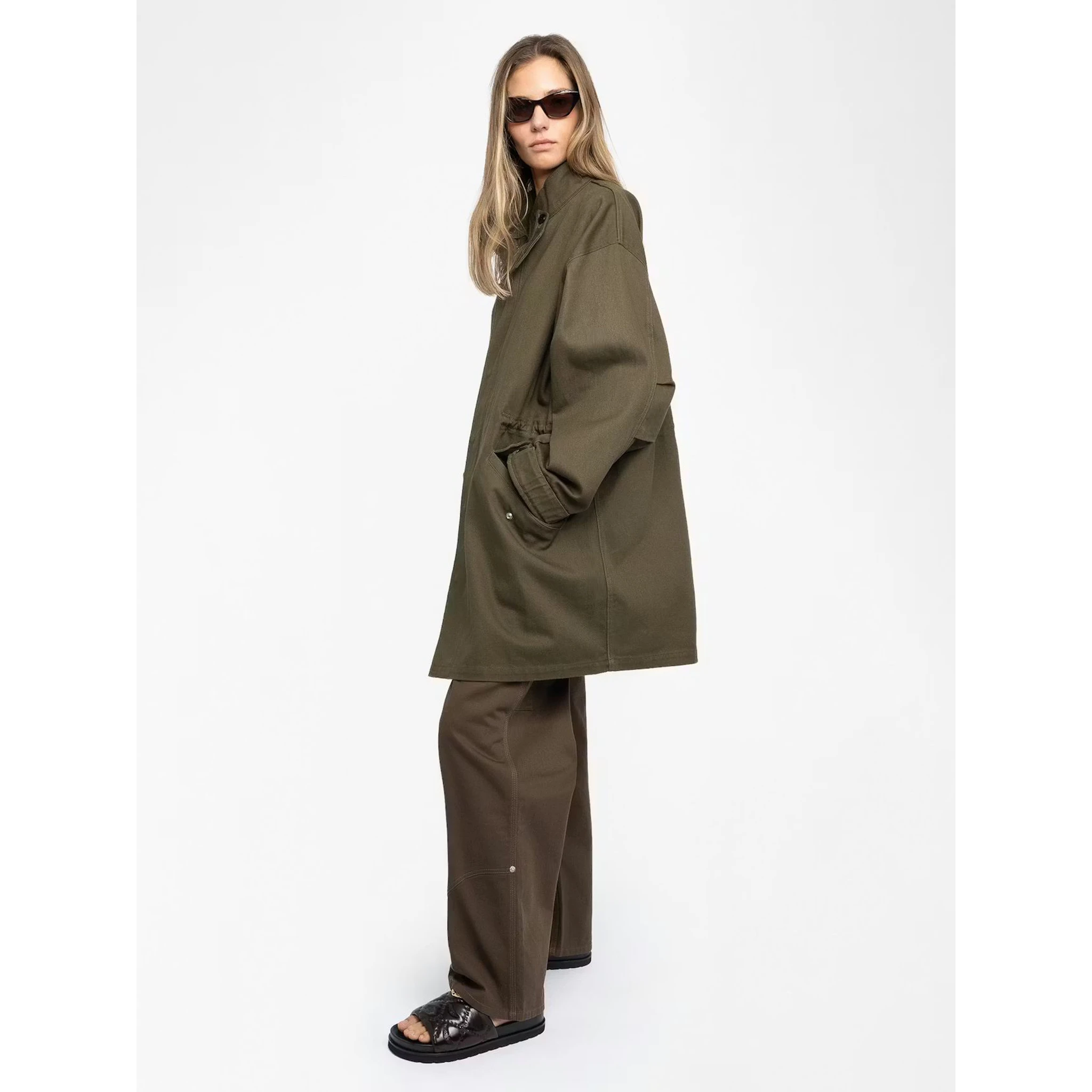 ZADIG & VOLTAIRE TEDDY BARE slippers