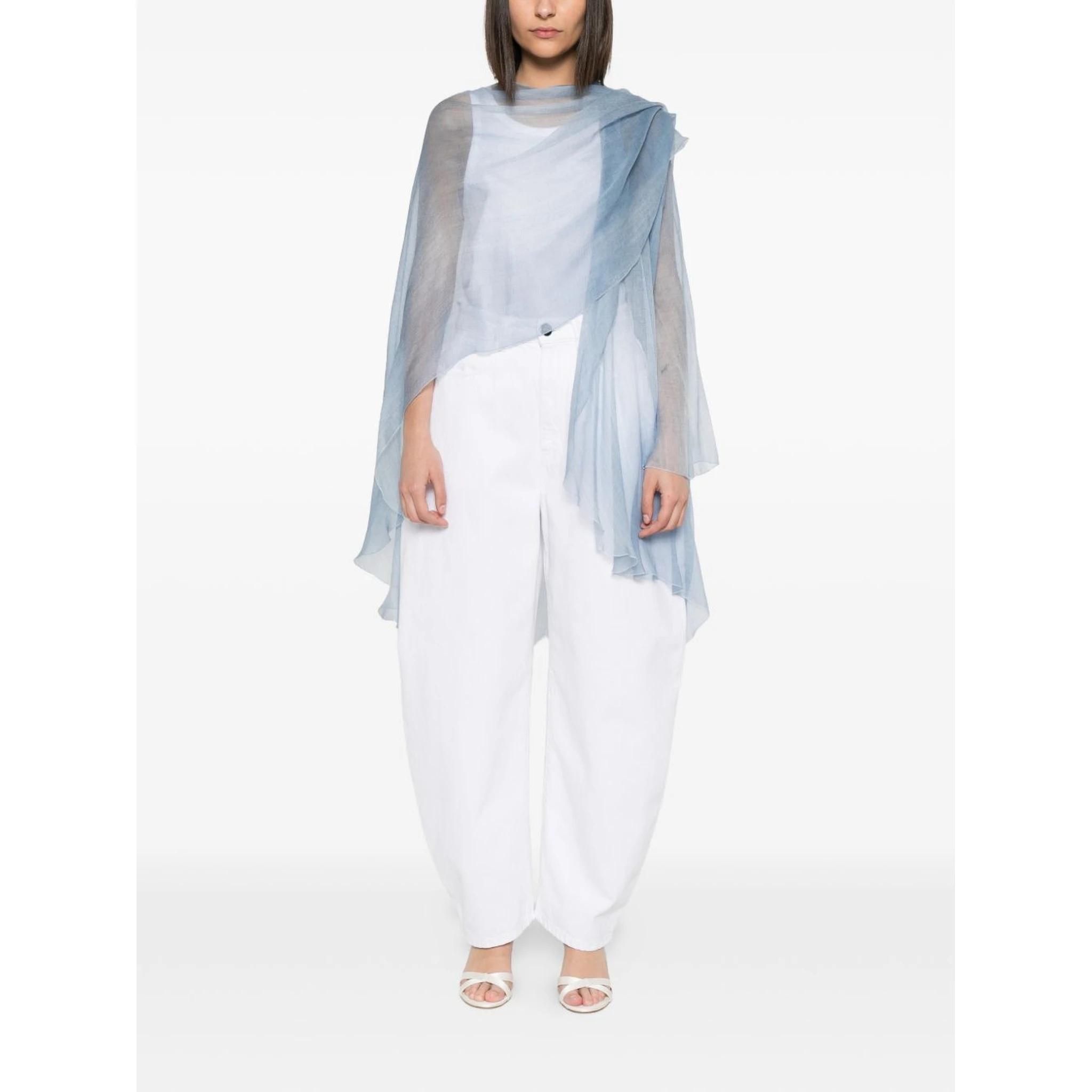 Ermanno Scervino Coats Light Blue