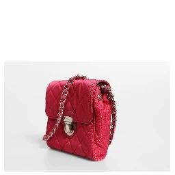 Prada Pink Quilted Tessuto Impuntu Nylon Flap Crossbody Bag