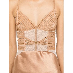Elisabetta Franchi Dresses Beige