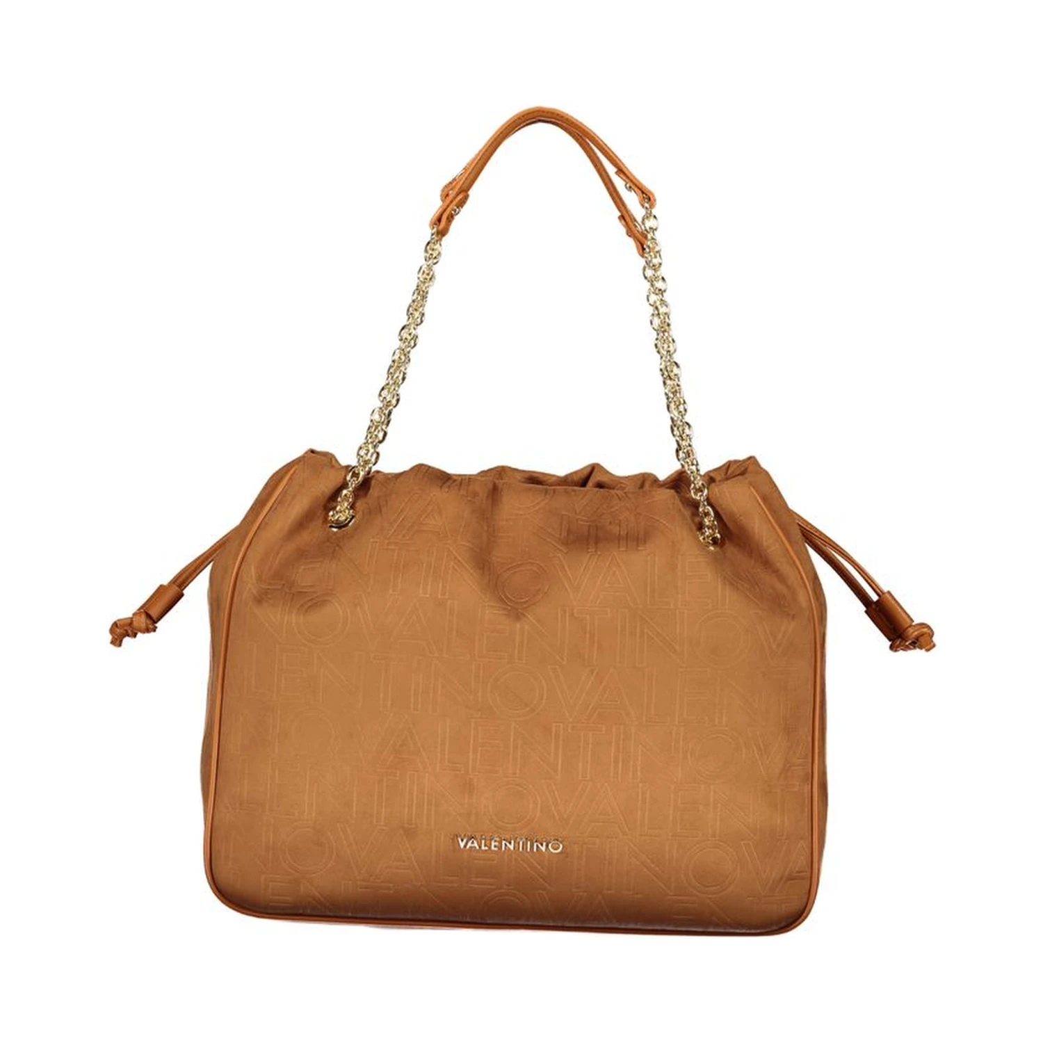 Brown Polyurethane Womens Bag