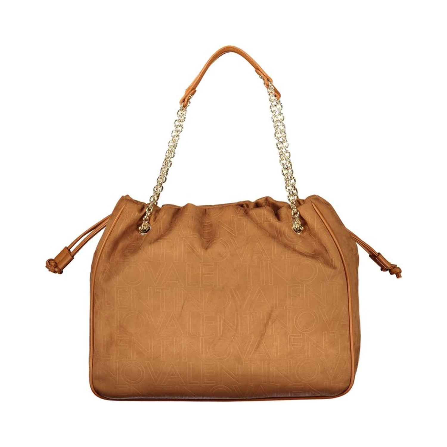 Brown Polyurethane Womens Bag