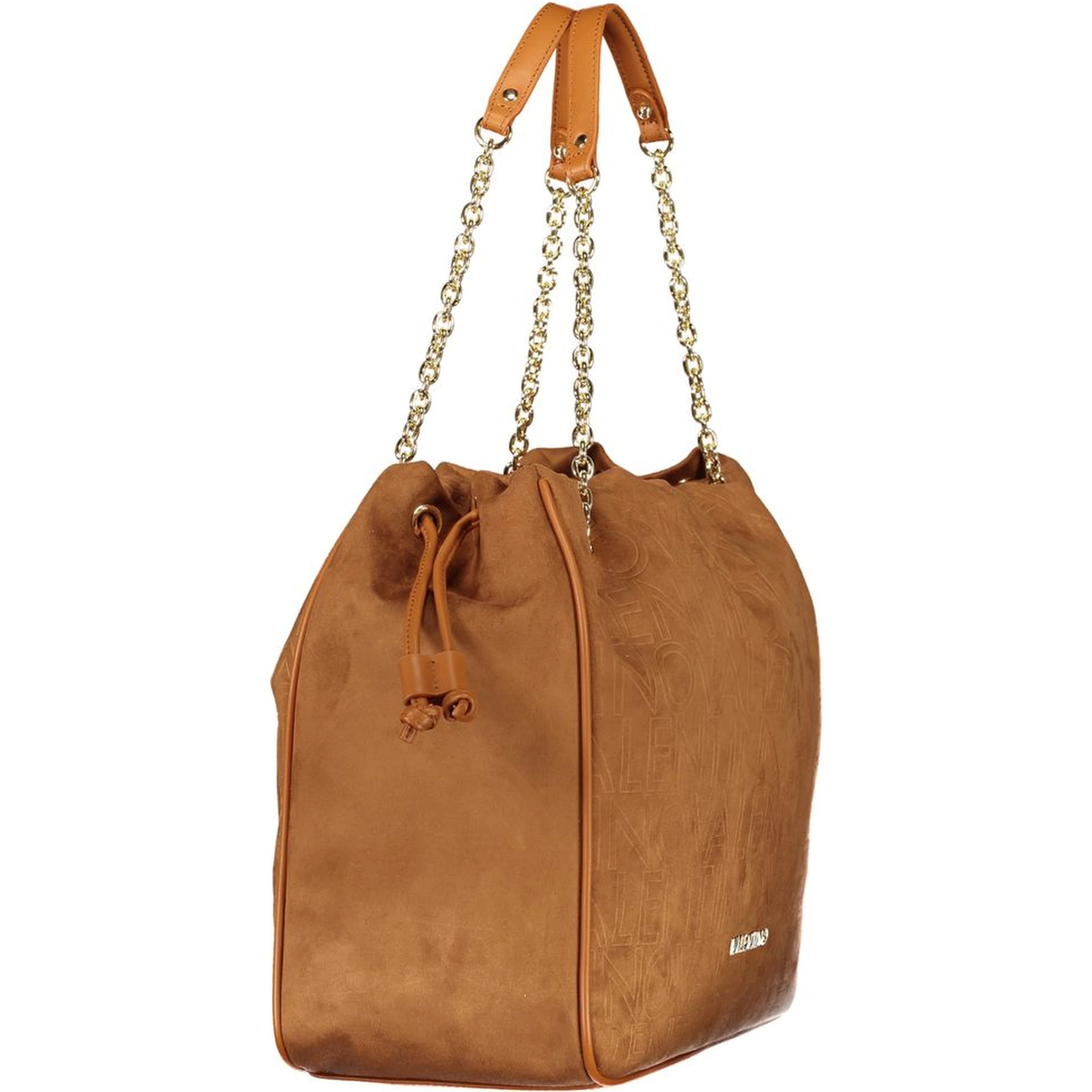 Brown Polyurethane Womens Bag