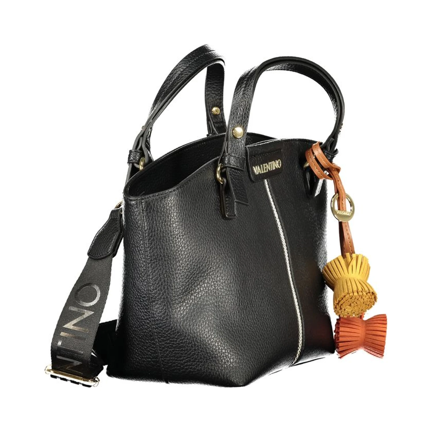 Black Polyurethane Womens Bag