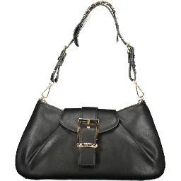 Black Polyurethane Women's Bag